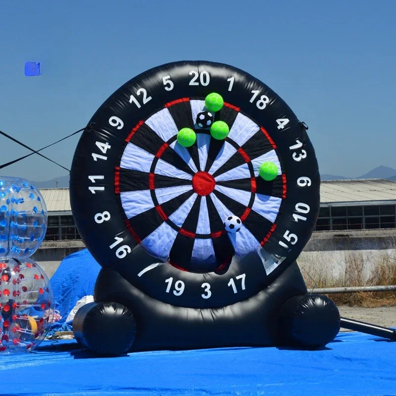 

Outdoor Inflatable Soccer Darts Board With 6pcs Ball For Sports Game