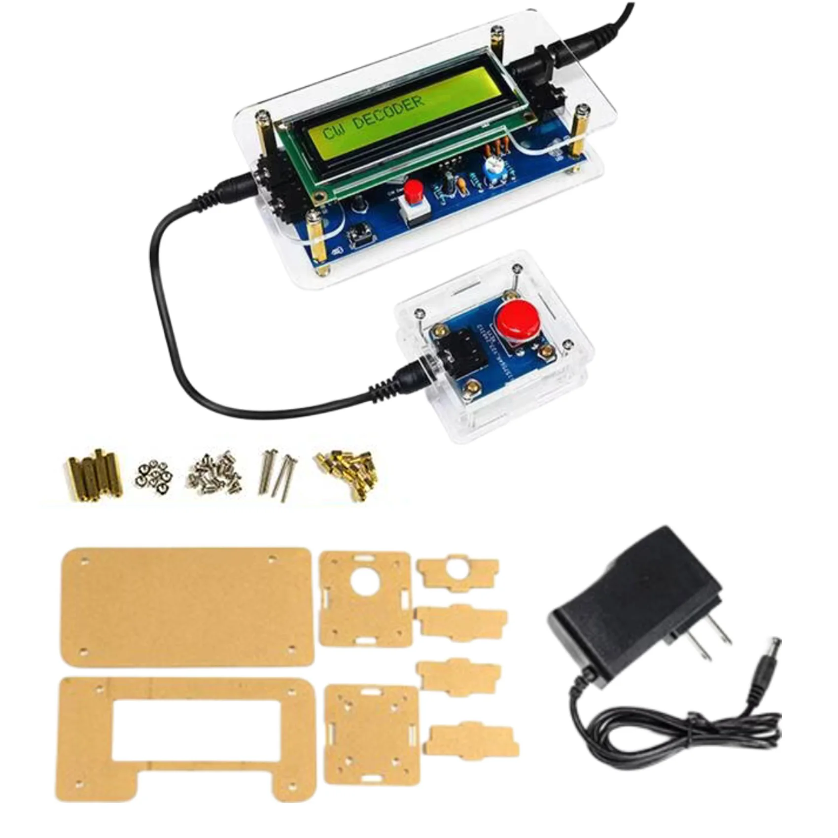 A1314F Perfect ★◀◁CW Trainer Morse Code Training Morse Code Decoder Components DIY Electronic Component Kit US PLUG B