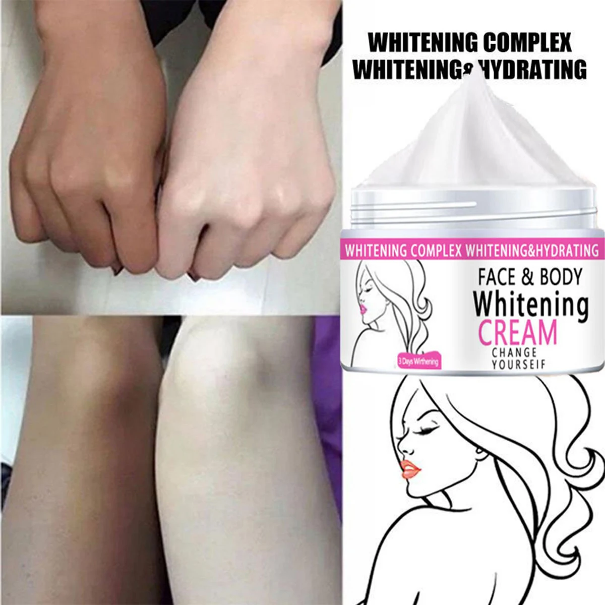 Body Whitening CreamCream Moisturizing Brighten Body Lotion For Women Men skin whitening cream