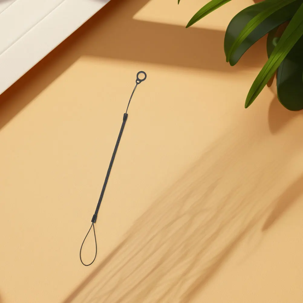 12 個のスプリングロープスタイラスペン用紛失防止弾性格納式ストラップホルダー鉛筆ツールコード電話テザー