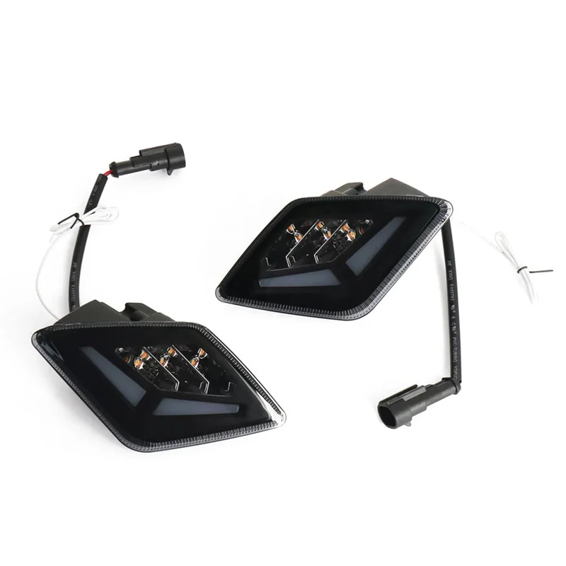 

NEW-For Vespa GTS 300 GTS300 2023-2025 Motorcycle Led Turning Lamp Mount LED Turn Signal Indicators Lights Day Running Light