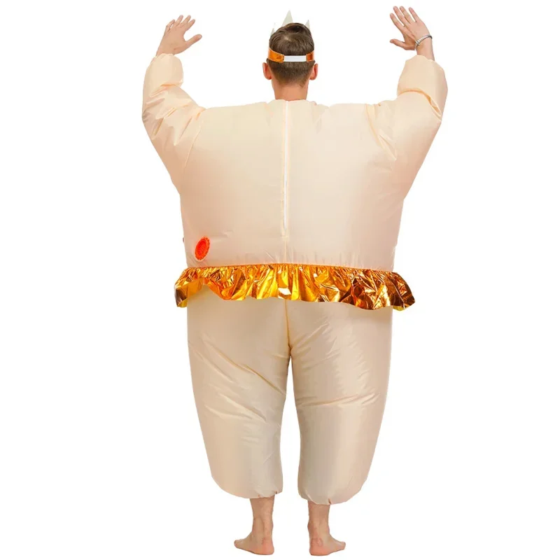 Adult Inflatable Balet Halloween Costume For Woman Man Ballerina Cosplay Blow Up Fancy Dress Christmas Party Costumes