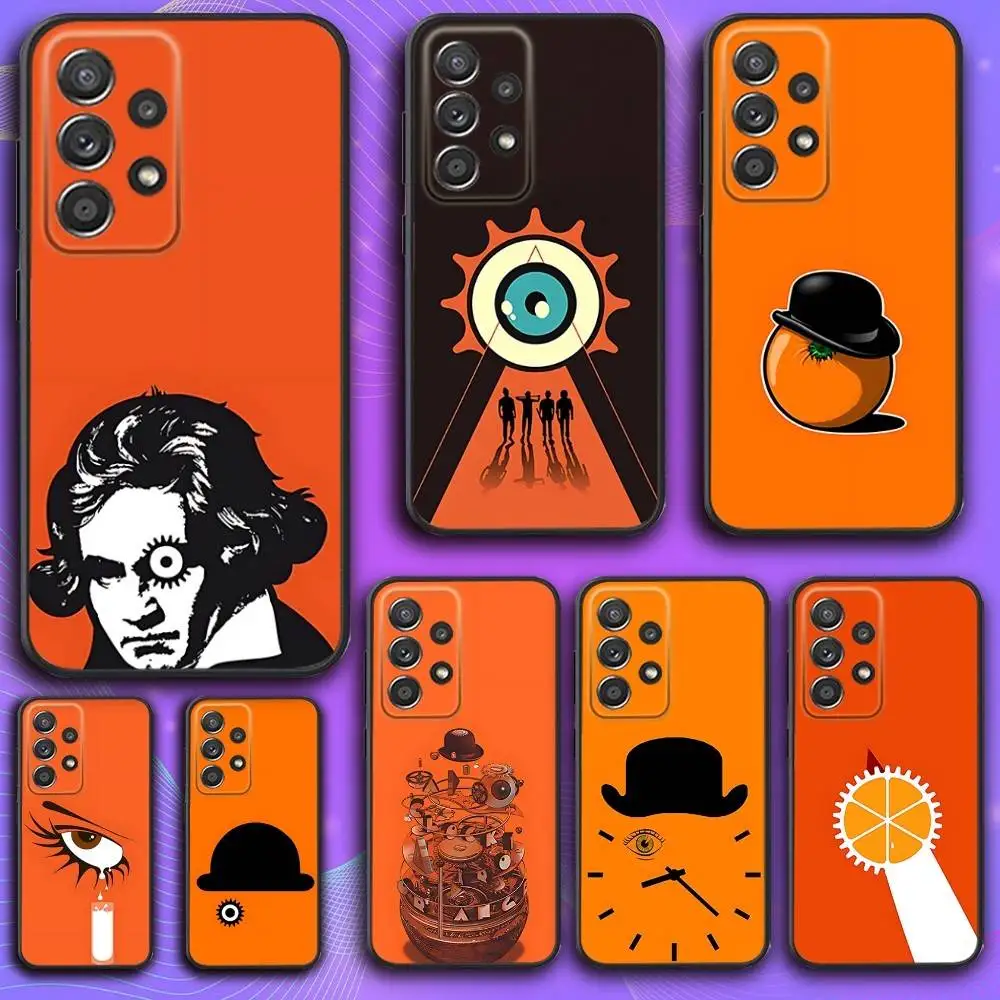 

A C-Clockwork Orange Phone Case For Samsung S 25,24,23,22,30,21,10,9,Ultra,Plus,Lite,FE,4,5 G Soft Black Case