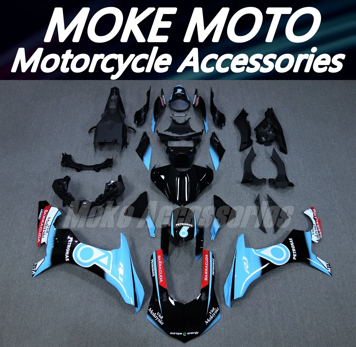 

Motorcycle Fairings Kit Fit For Yzf R1M R1 2015 2016 2017 2018 2019 Bodywork Set High Quality ABS Injection Blue Black Red