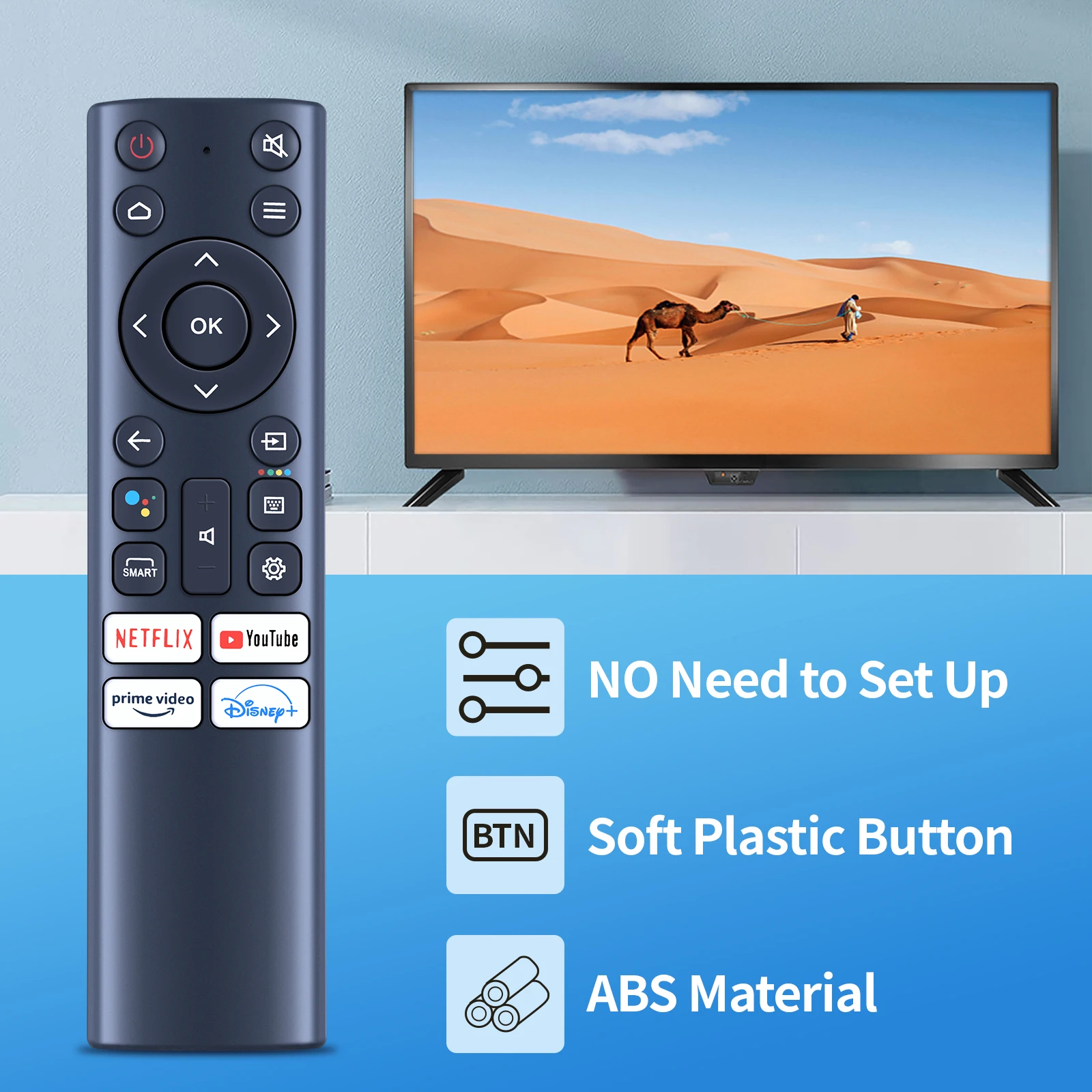 جهاز تحكم عن بعد صوتي لميراي ، تلفاز ذكي ، 06-B86W21-TY13XS