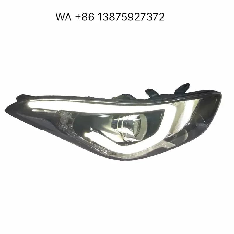 WMWMNU For Avante 2016 Halogen Headlight Components 12V 6000K Replacement Stock for Second-hand
