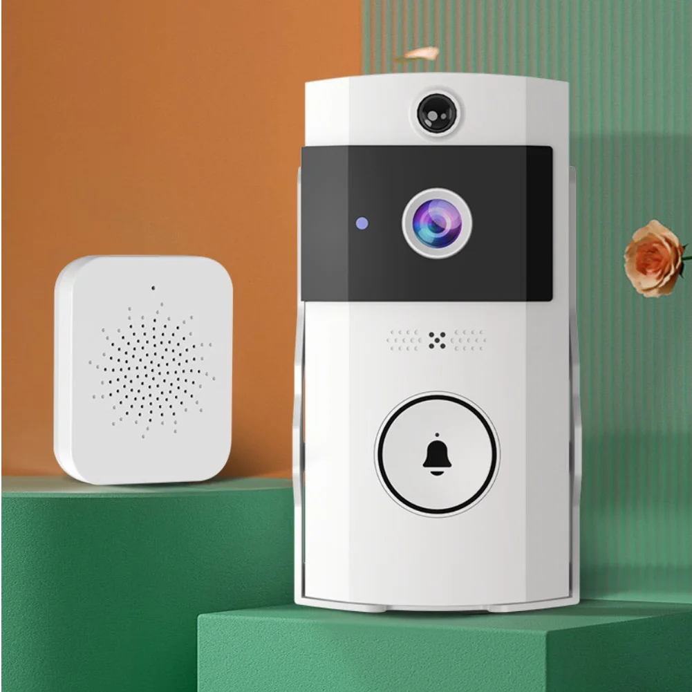 Wireless Video Doorbell Camera with HD Video Two Way Audio and App Control for Real Time Visitor Communication