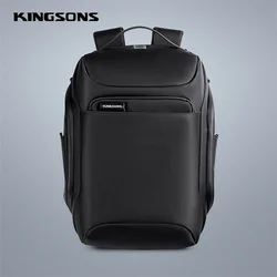 Kingsons Anti-Theft Polyester 19L Men 15'' inch Laptop Backpacks School Fashion Travel Backpack Male Backpack For Laptop Mochila