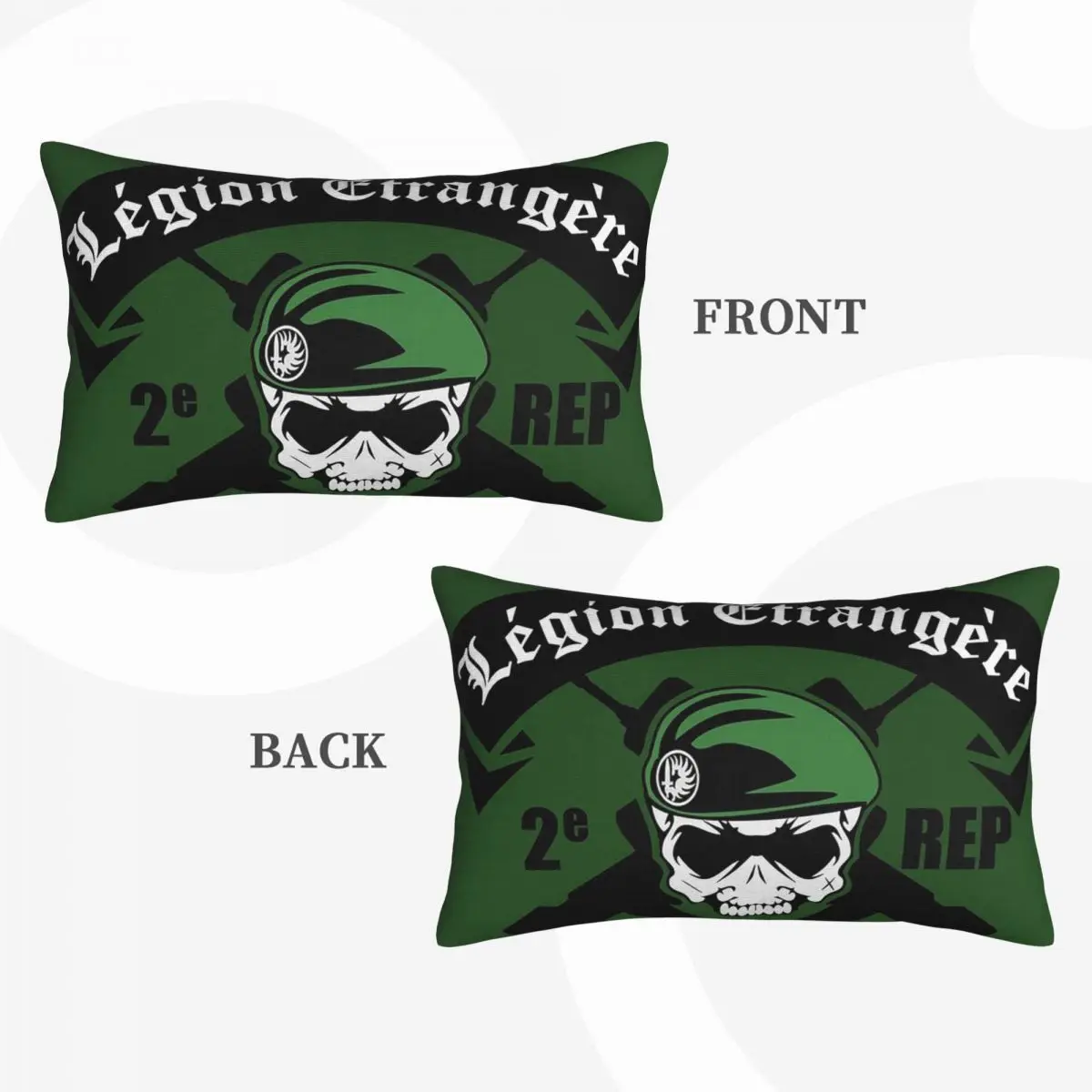 Legion Etrangere Foreign France Military Rectangle Pillowcase Cushion Cover Decorative Bedroom Bed Home Comfort Throw Pillow