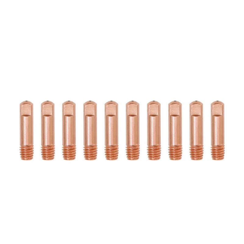 14PCS Gasless Nozzle Tips for FC90 Flux-Cored Wire Feed K3493-1 FC90 MIG Welder Welding Torch Welding 0.8Mm Tip