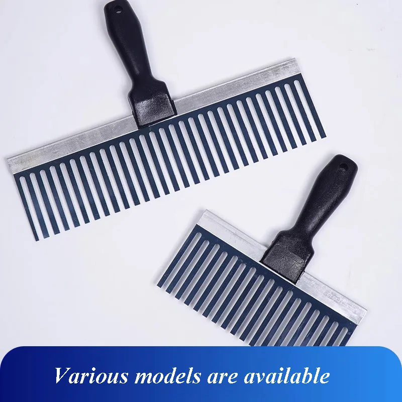 Plaster Scarifier with Blue Steel Tines and Plastic Handle