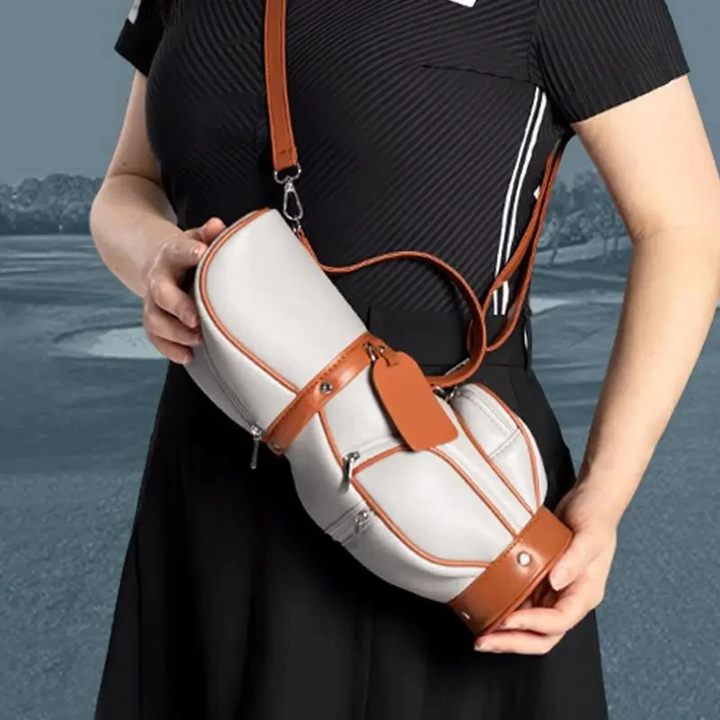 B-M Portable Golf Ball Bag For Women  Ball Mini Small Storage Pack Holder Cute  Messenger Bag Microfiber Ball Carrier