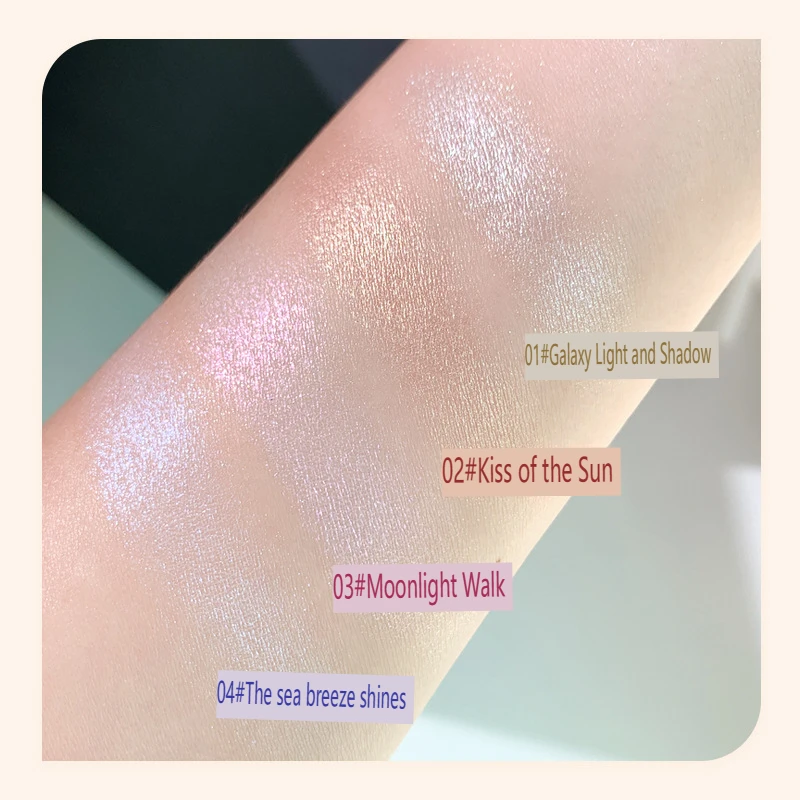 Shatterflash Highlighter Face Brightening stereo Pearlescent Polarizing Fine Flash Sleeper Silkworm Contouring highlighter