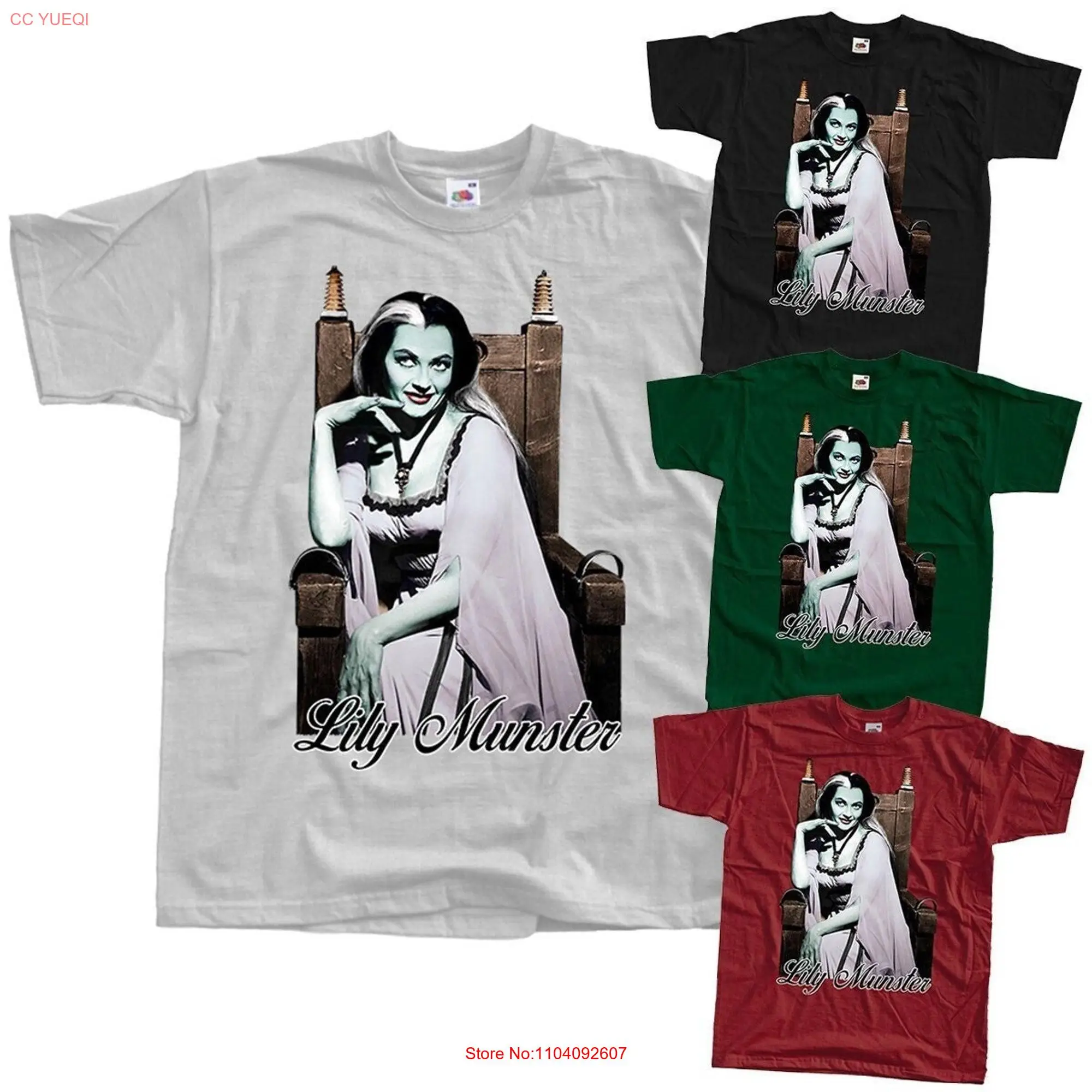 The Munsters V10 Horror Poster T SHIRT All sizes S 5XL Cotton long or short sleeves