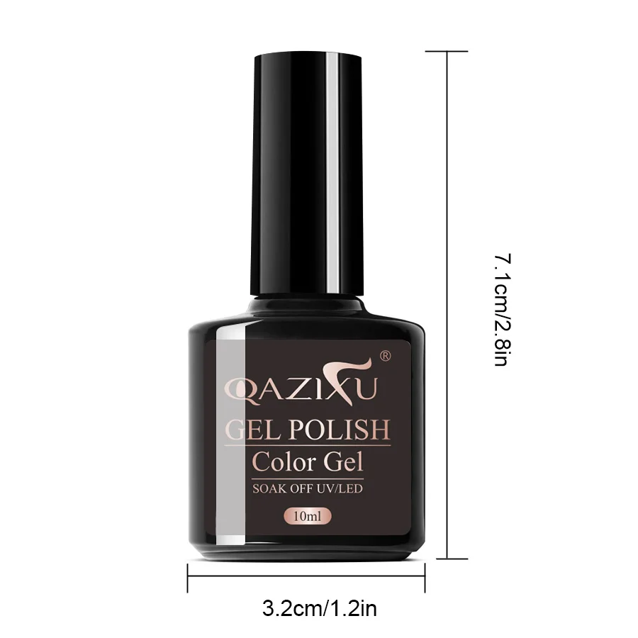 2 قطعة 10 مللي بريق الأحمر اللون جيل للأظافر البولندية شبه دائمة الورنيش نقع قبالة UV LED مسمار الفن الورنيش لصالون والمنزل #6