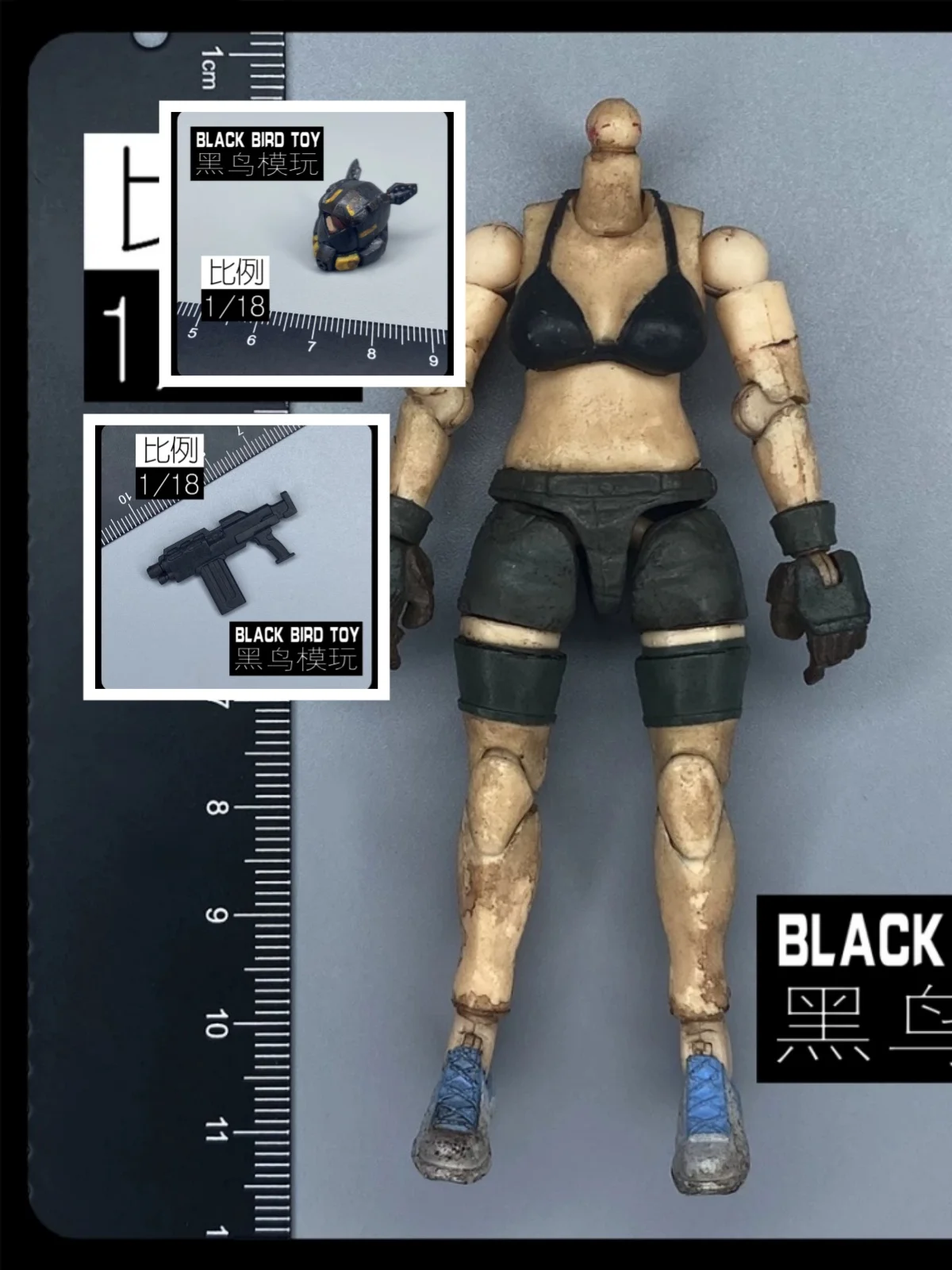 【Only Accessories】1/18 Scale Female Soldier Brand New Parts Battle Gear Mini Model Head Sculpture Fit 3.75''Action Figure Model