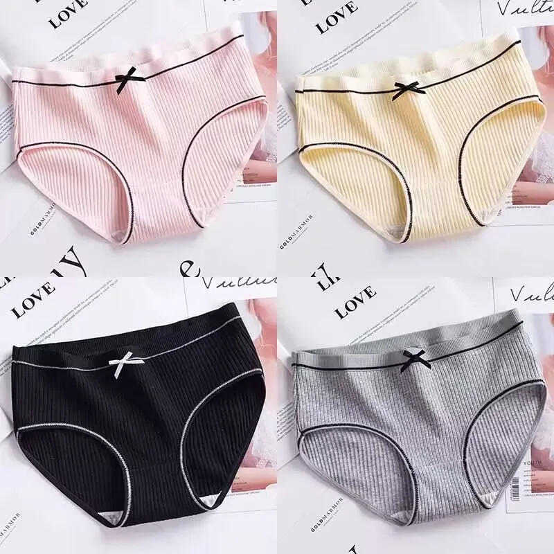 

4PC Kids Underwear Soft Cotton Teen Girls Briefs Children Panties 8-16years