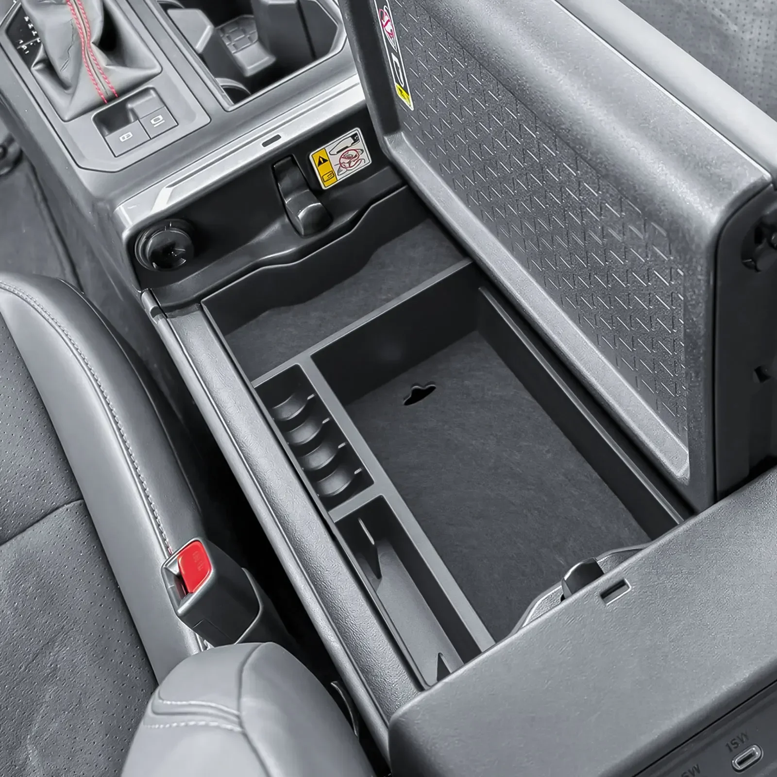 

For Toyota RAV4 2026+ RAV 4 Silicone Cup Holder Central Armrest Storage Box Tray Interior Special Protective Car Accessories