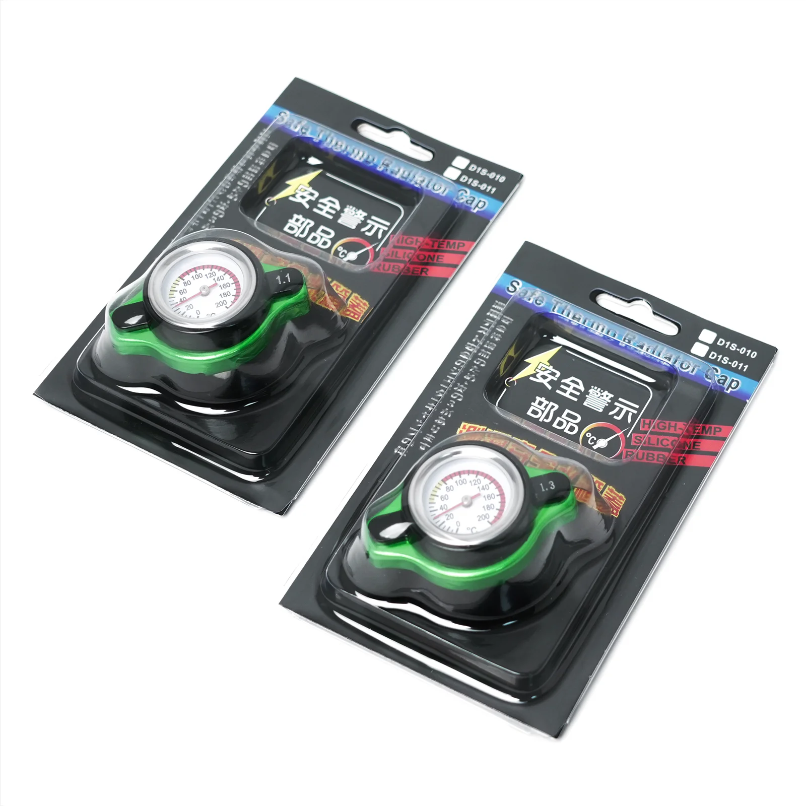 Tapa de radiador térmico de 0,9 Bar/11,1 Bar/1,3 Bar, cubierta de tanque, medidor de temperatura del agua con utilidad segura, estilo de motocicleta y coche