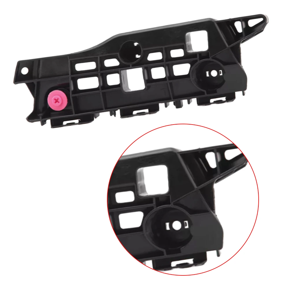 2pcs Front Bumper Retainer Bracket for Lexus ES350/ES300h 2013-2018 Black Plastic Mounting Support 52146-33060 52145-33060