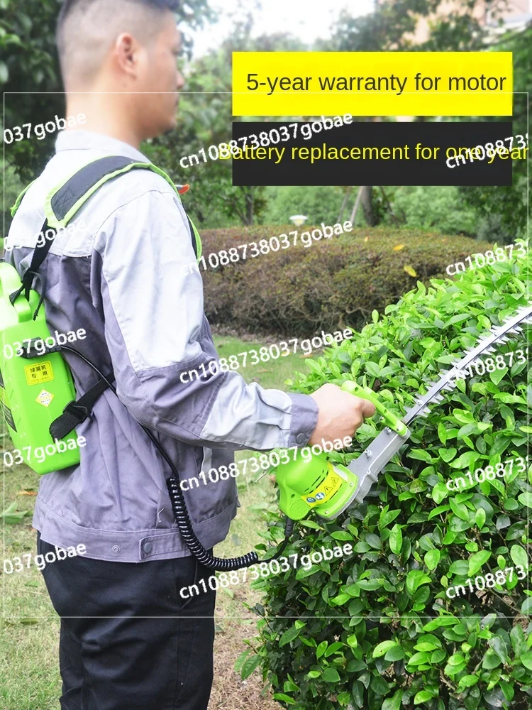 Wyj Rechargeable Brushless Hedge Trimmer Lithium Electric Small One-Hand Machete Tea Plucking Machine