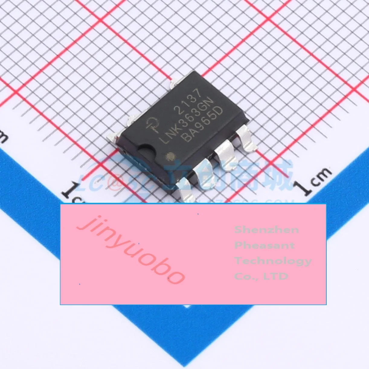 10PCS LNK363GN 132KHz 7.5W 85V(AC) 5.8V 265V(AC) isolation Yes open loop, short circuit, overtemperature 60% 700V SMD-8B