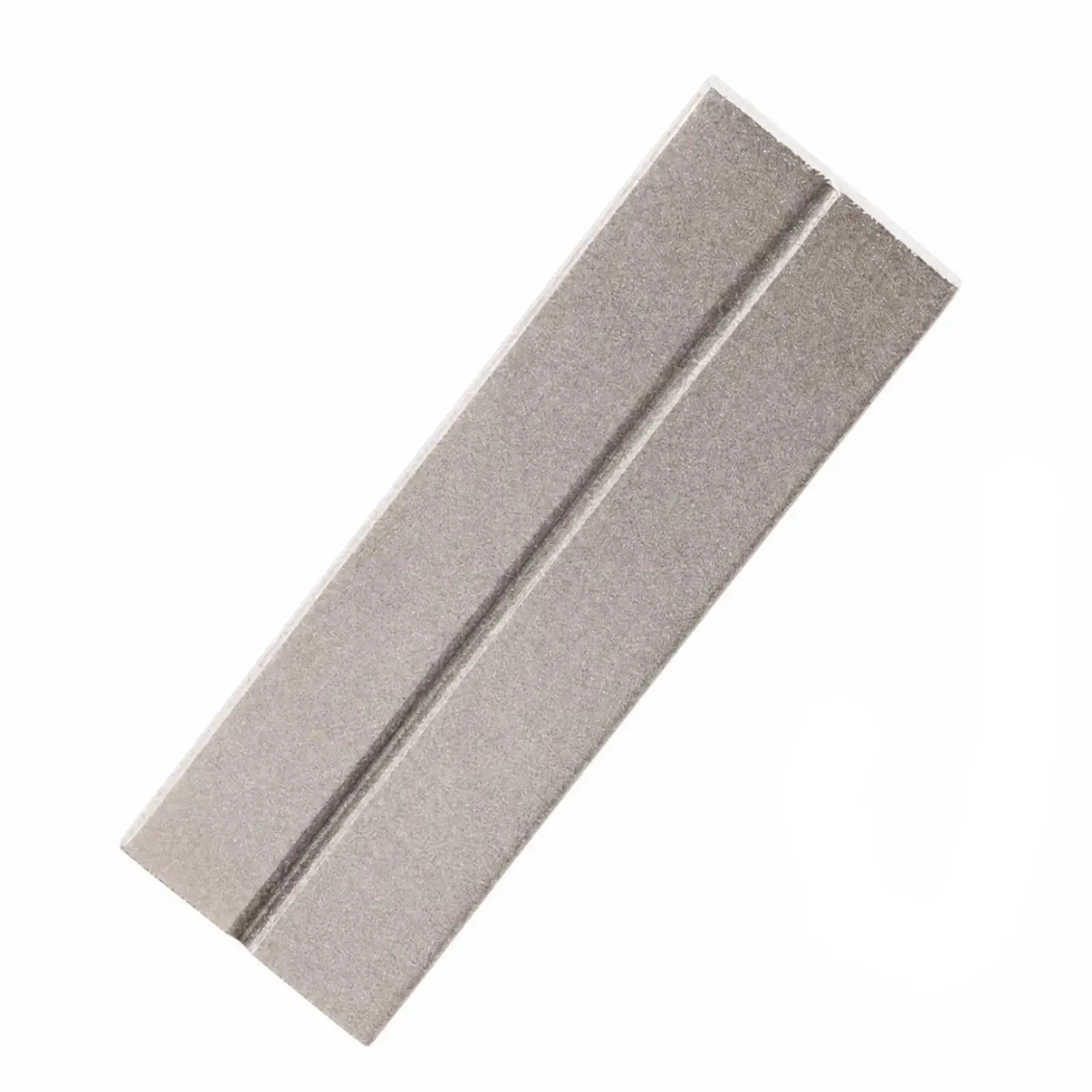 Electroplated Diamond Sharpening Stone Compact Diamond Sharpening Stone with Longitudinal Groove Portable Knife for Outdoor,