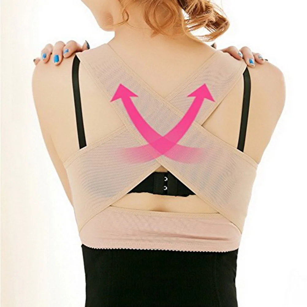 

Women Posture Corrector Hunchback Relief Humpback Corrector Adjustable Back Support Bra Chest Shaping Seat Pain Relief Office