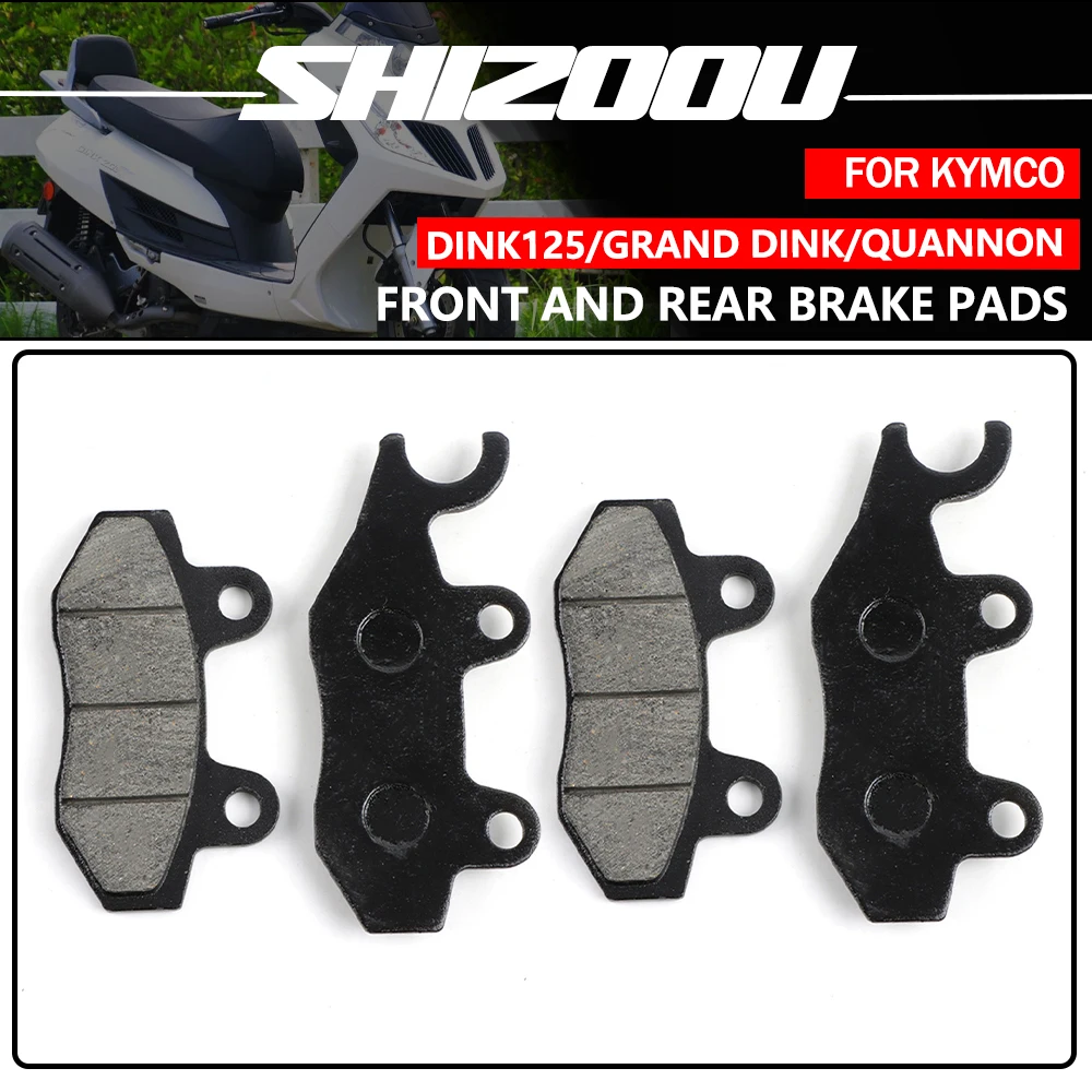 

Передние и задние тормозные колодки мотоцикла для KYMCO Quannon 2008-2012 Dink Sports 125 Bet & Win 2000-2006 Dink125 1996-2009 Grand 2007