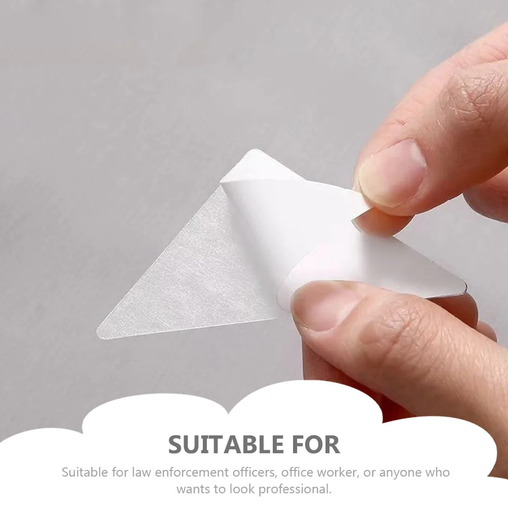 120 قطعة طوق القميص المثلث يبقى للرجال قمصان فستان دعم إدراج عظام بلاستيكية إبقاء شكل الياقة