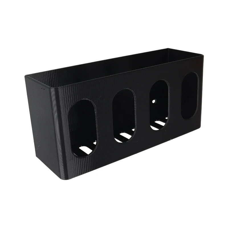 

RV Door Storage Box ABS Shelf Black Suitable For Thetford Toilet Seat Organizer Campers Vans Sewage Tanks RV Door Storage Box
