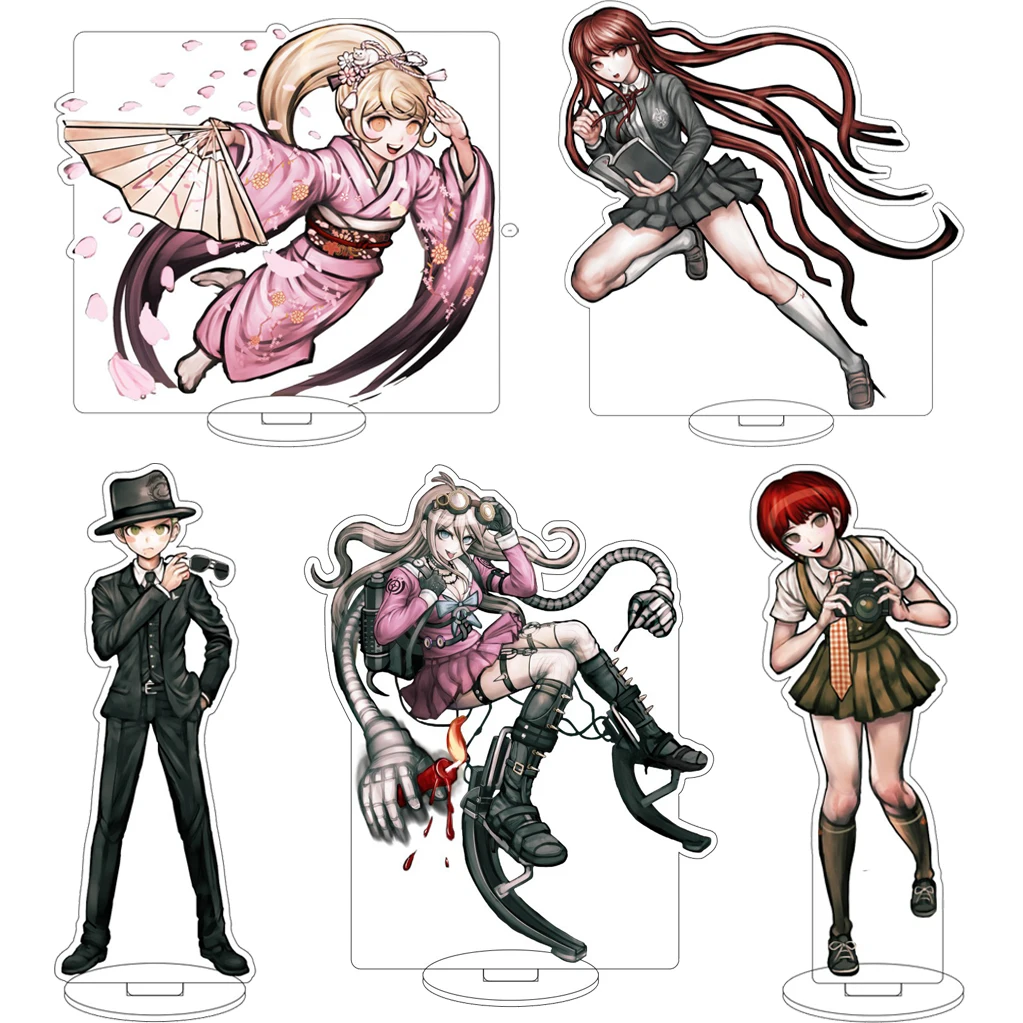 Figura Acrílica de 16CM del Anime Danganronpa, Komaeda Nagito, Hinata Hajime, Sonia Nevermind, Tsumiki Mikan, con Base, Adornos, Regalos