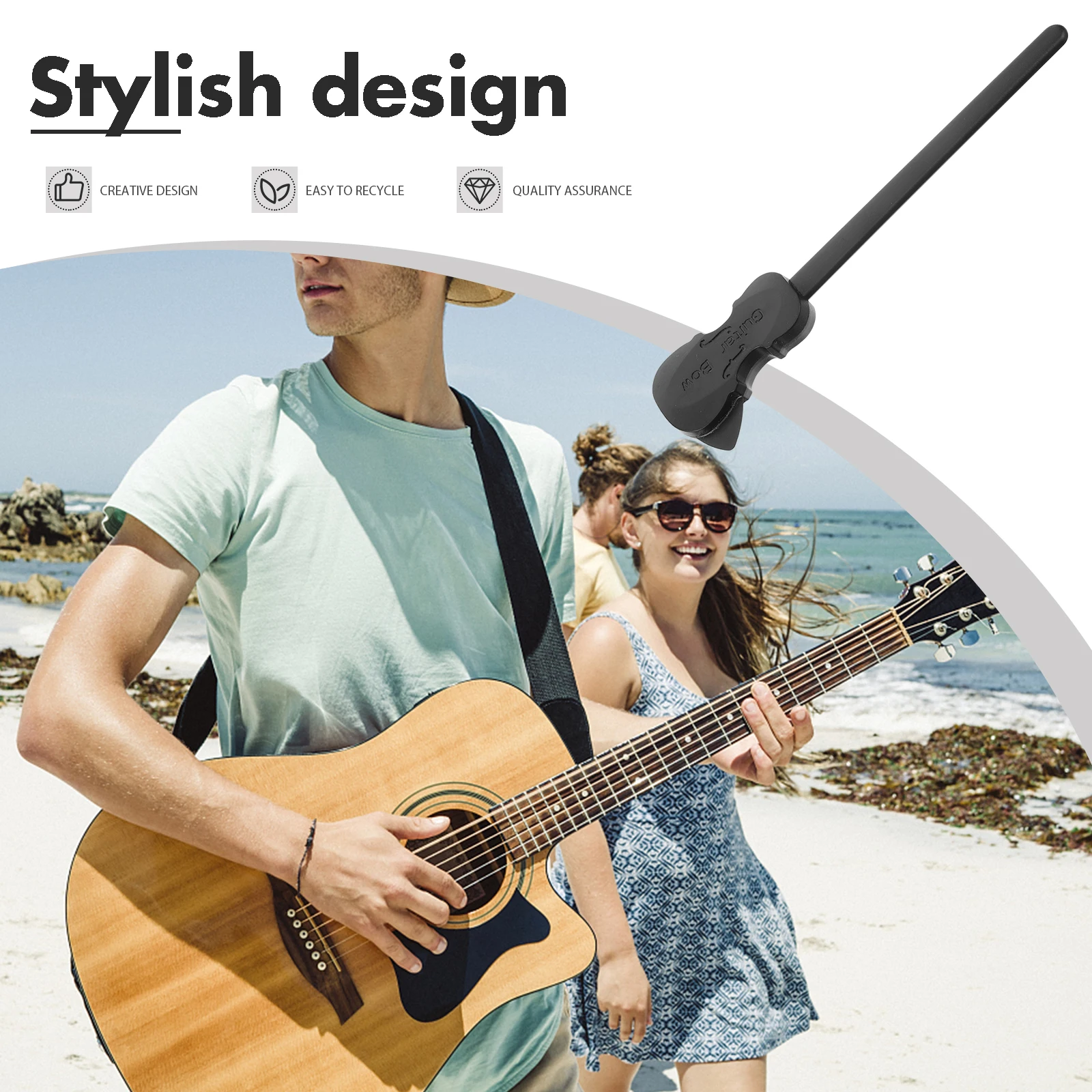 

Guitar Bow Playing Pick for Acoustic Lap Rest Accessories Folk Replacement Gift