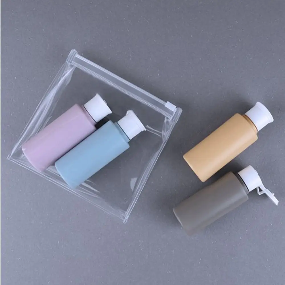 Transparent Printing Portable PVC Wash Bags Zipper/Self Sealing Multifunctional Travel Organizer Multistyles