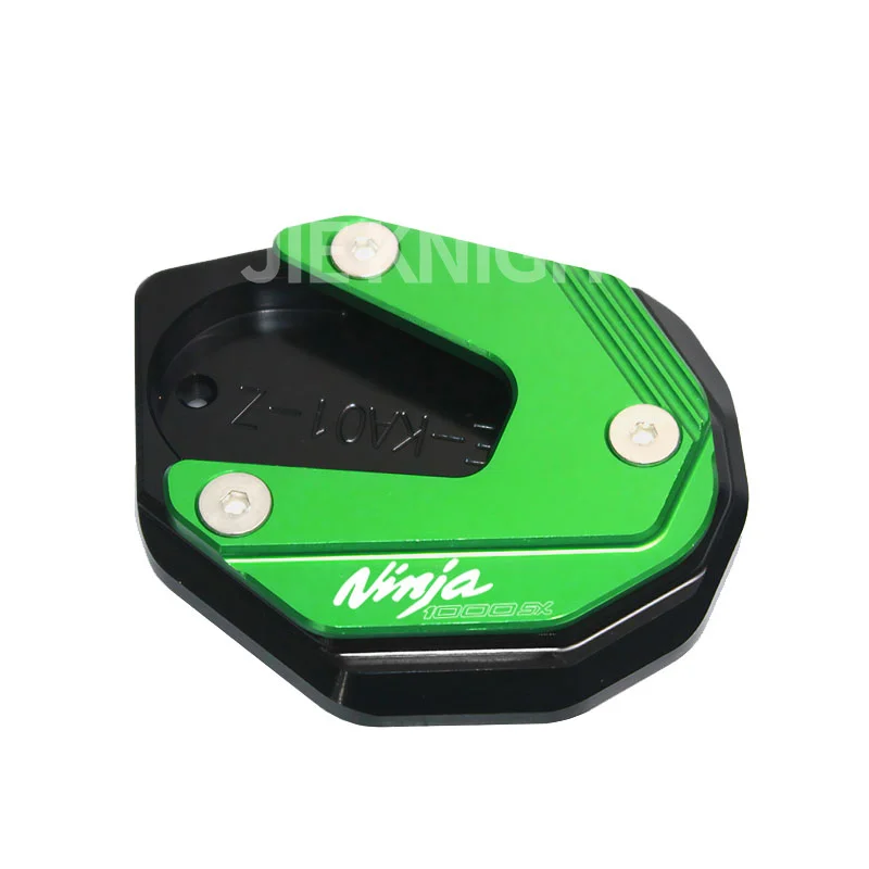 แผ่นรองขาตั้งข้างมอเตอร์ไซค์ CNC สำหรับ Kawasaki NINJA NINJA650 Ninja1000sx Ninja 650 1000sx ปี 2024