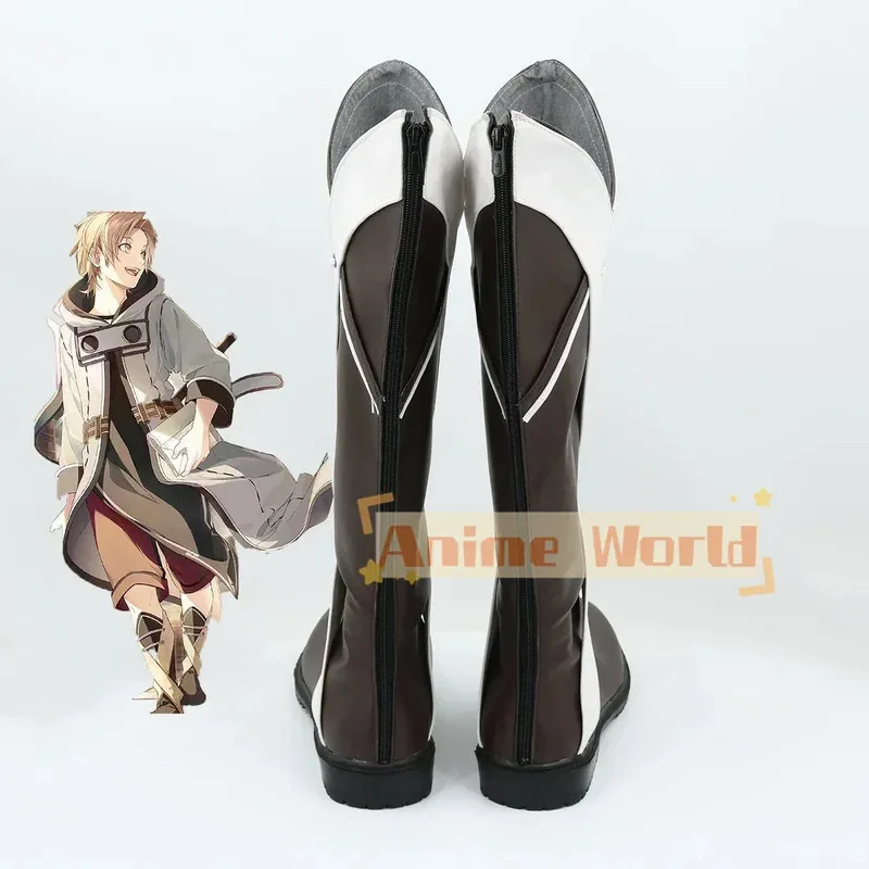 

CyJobless Reincarnation Season 2 Rudeus Greyrat Shoes Cosplay Boots Custom Size Halloween Carnival Christmas