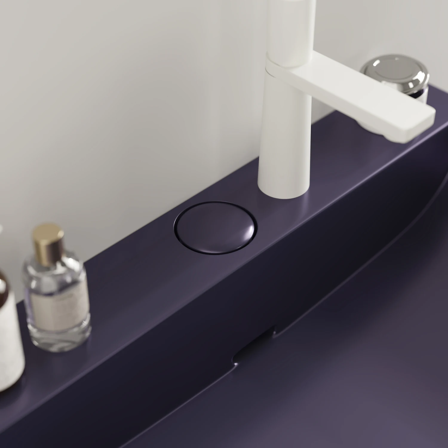 

Purple Ceramic Basin LOFI 24" Bathroom Sink