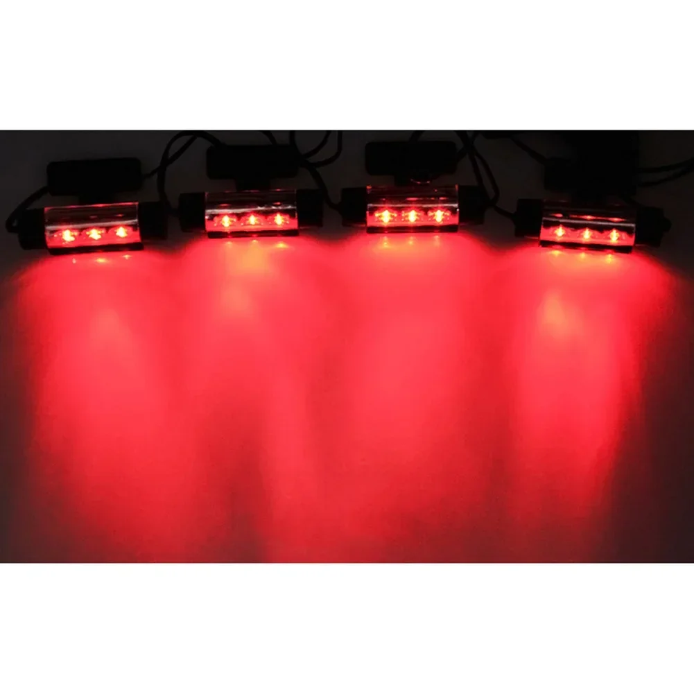 Car Interior Foot Atmosphere Lamp LED Decoration Light Orange Purple