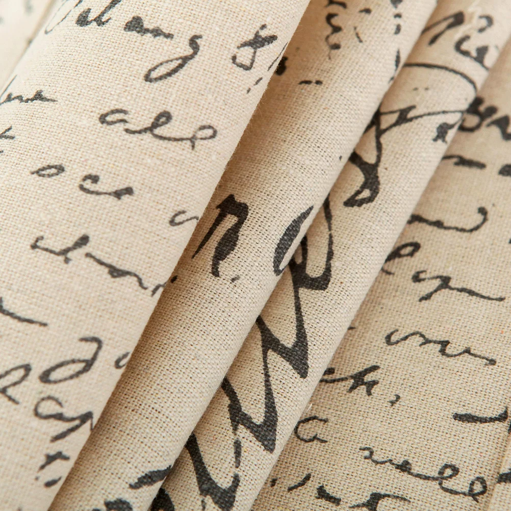 

Cotton Linen Microwave Oven Cover 30x90cm Dustproof Decorative Jis Letters Vintage Design Home Kitchen Appliance Protection