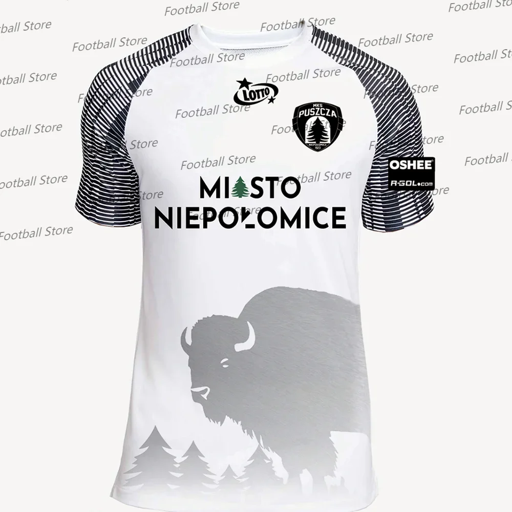 

2025 Poland Quick Drying Puszcza Niepołomice Men Boy Soccer Adult/KID Jersey Kit Polish Football Men Football Jersey