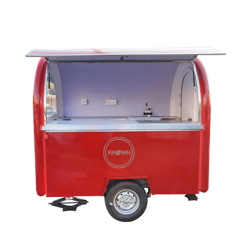 

New Mall Food Kiosk Ice Cream Truck Food Shopping Trailer Outdoor Restaurant Coffee Vending Carts