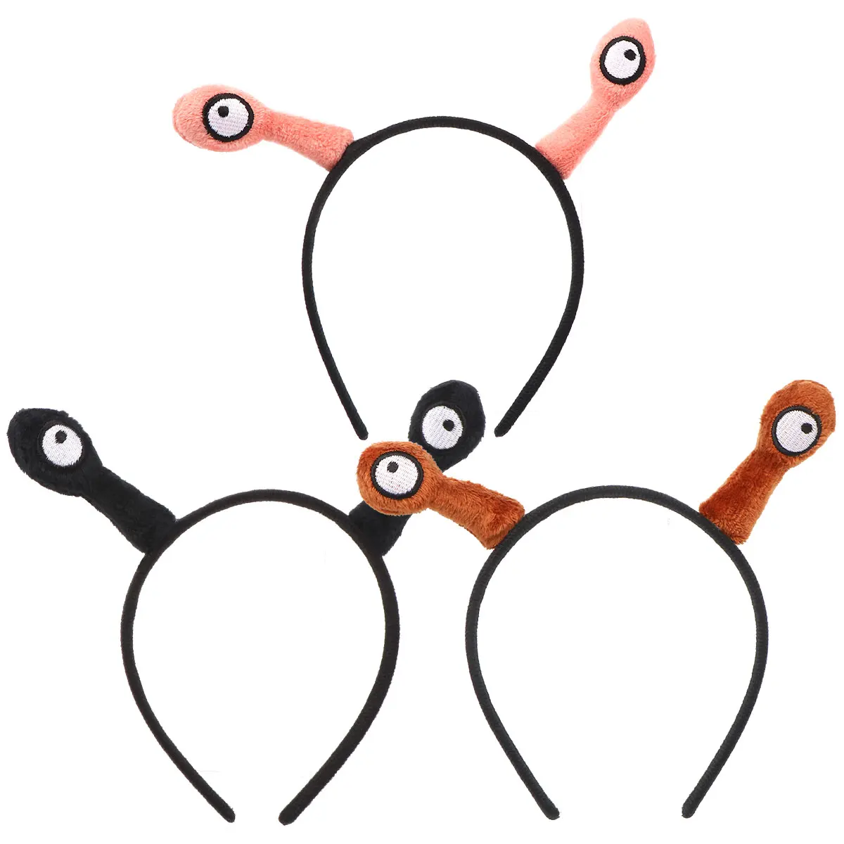 

3 Pcs Animal Headdress Hairband Cute Insect Antennas Stretchable Snail Design Party Costumes Kids Adults Gifts