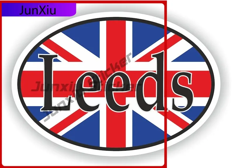 

Leeds United Kingdom UK City Unique Window Helmet Waterproof Exterior Parts Vinyl Decal For Car Truck SUV Window Bumper Laptop