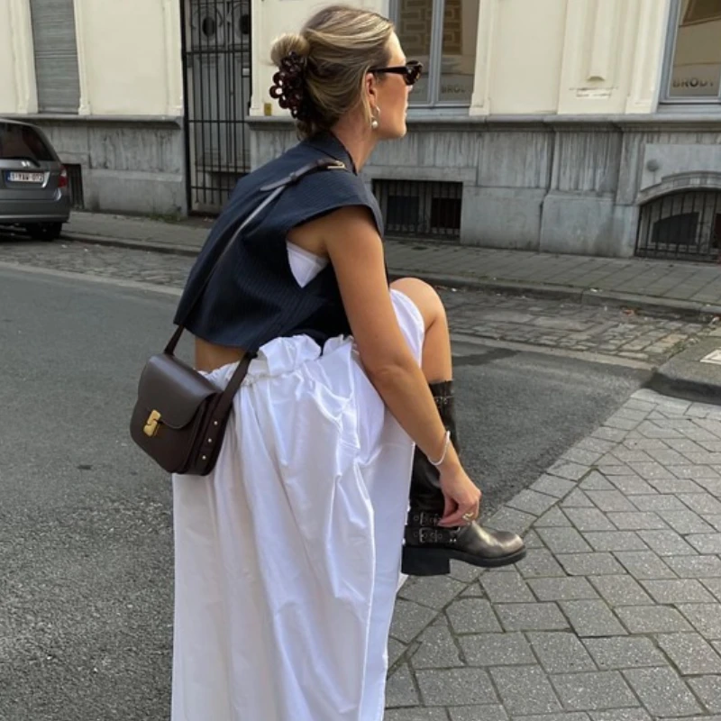 

French SOEUR Top-Grain Cowhide Leather Small Square Bag Women's Elegant Black Classic Small Size Shoulder Crossbody Bag