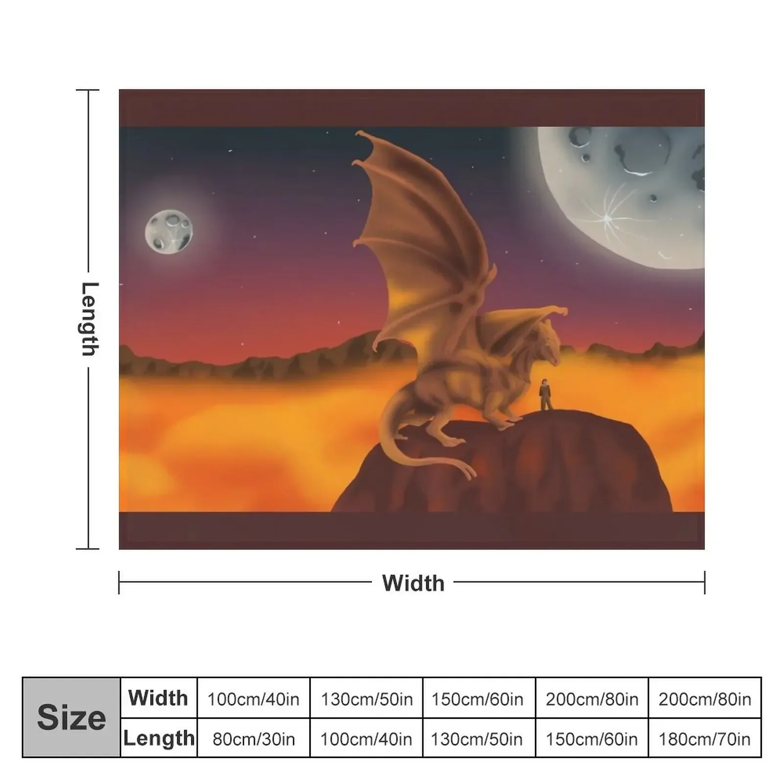 Chronicles of Pern Dragonriders of Pern Throw Blanket Decorative Beds Large Flannels Blankets