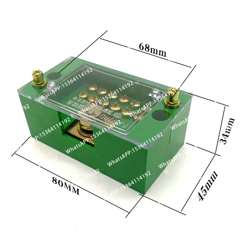 1 In 6 Out 10 Square mm Wiring Terminal Wiring Box 220V  Separated  Terminal Connector J6/JHD-4