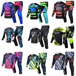 Willbros MX Set Motocross Jersey and Pants Combo Men's Women's Racing Suit Motorcycle MTB BMX Enduro Dirt Bike Downhill Riding