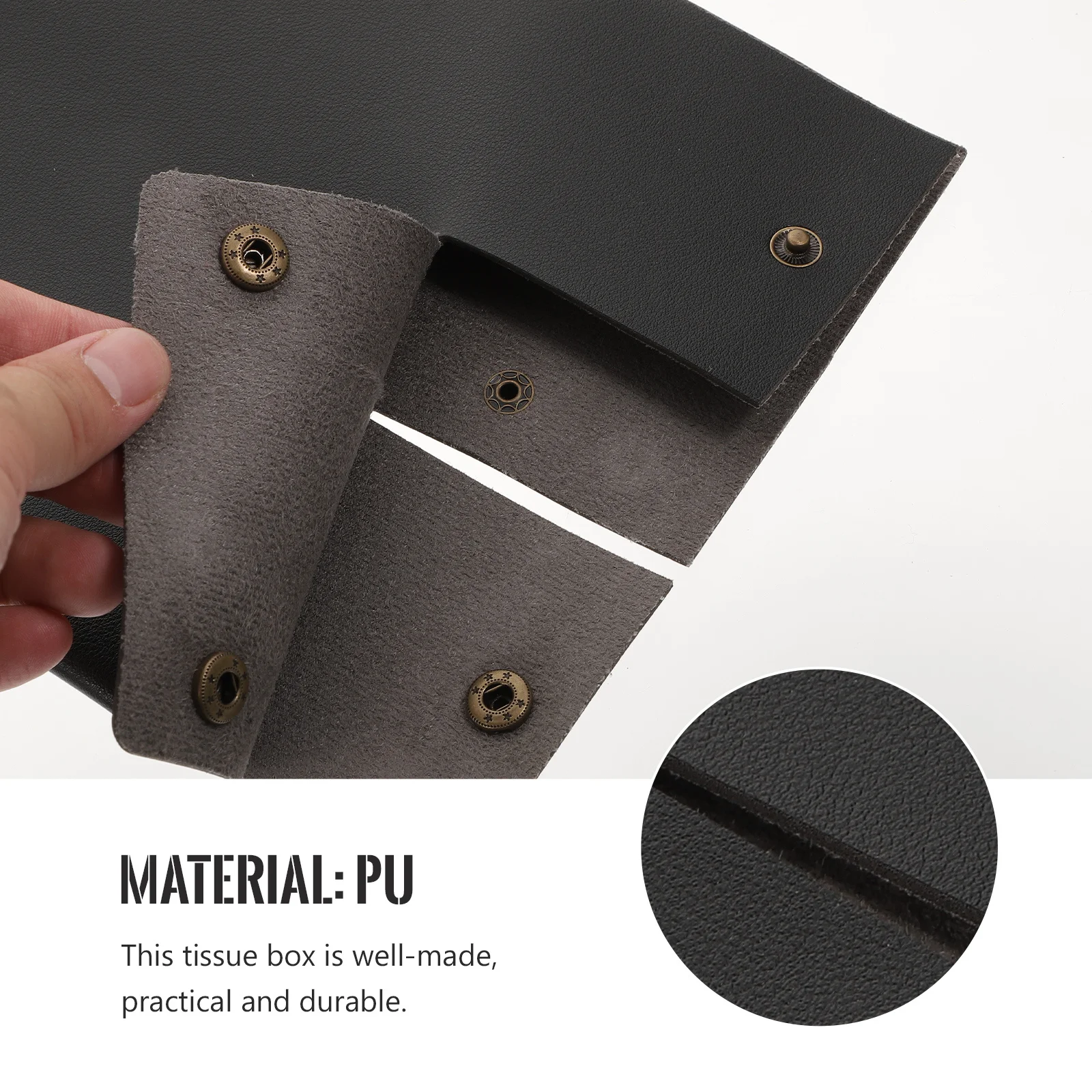 

1pc Waterproof Tissue Box Napkin Storage Case Lightweight Portable Organizer For Home Office Desktop Tissue Container Storage