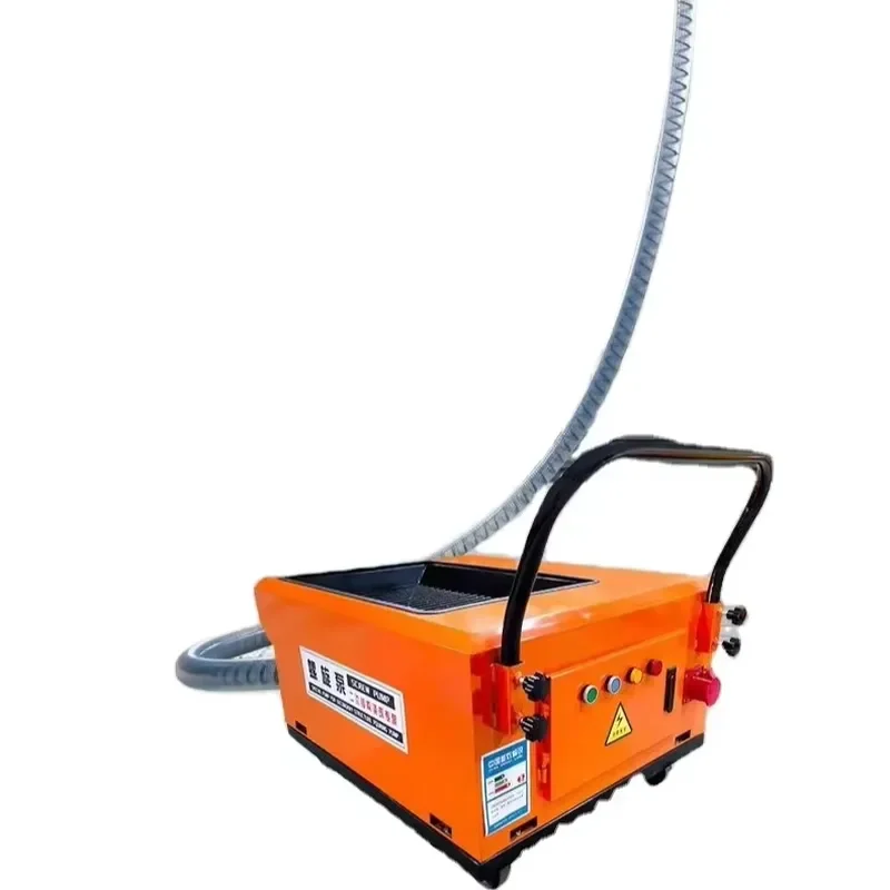 

Small Secondary Structure Feeder Concrete Mixer Cement Mortar Powerful Delivery Pump at Construction Site