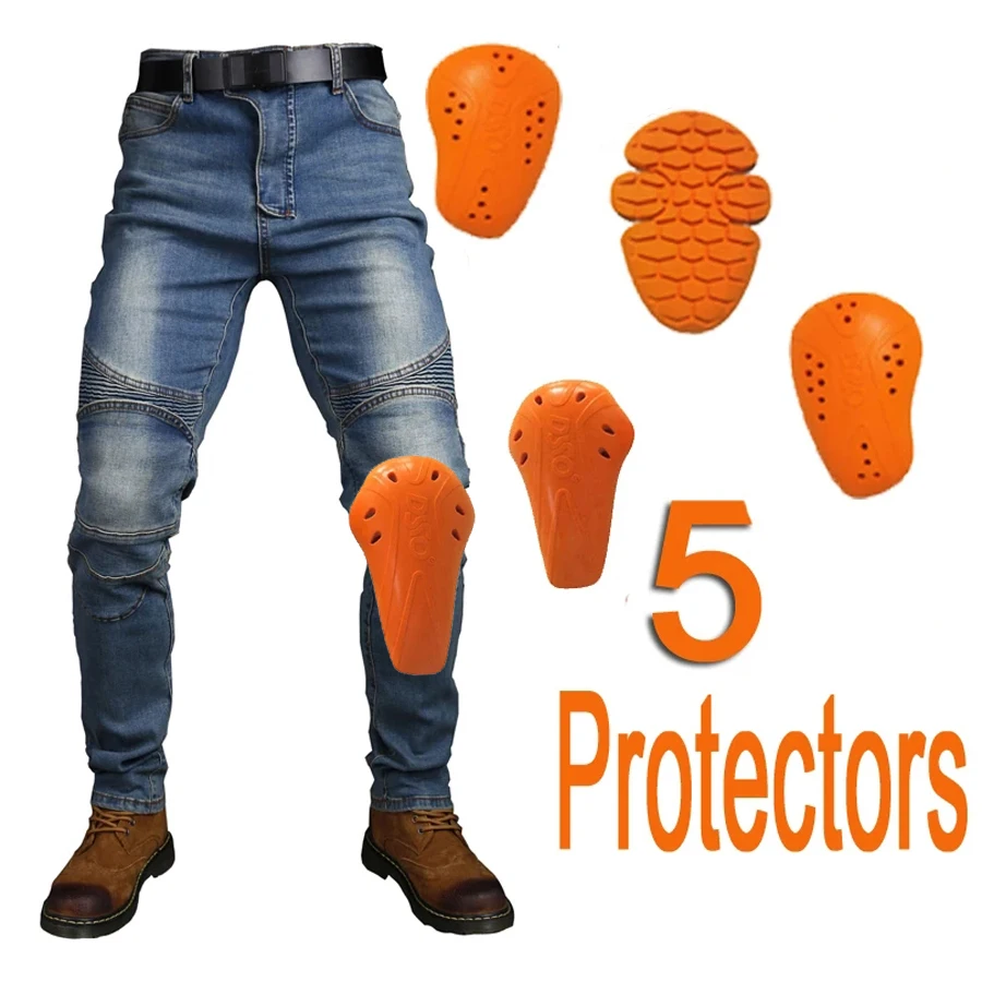 

Мотоциклетные джинсы, защитное снаряжение, до колена, бедра, доспехи, брюки для мотокросса, брюки для защиты от падения, безопасность водителя